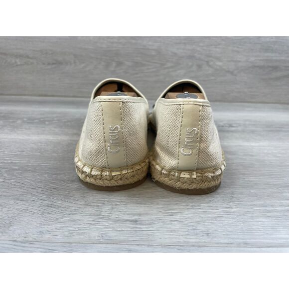 Circus By Sam Edelman Loretta Women's Espadrille Flat 10 Beige Comfort Shoes - Picture 4 of 10